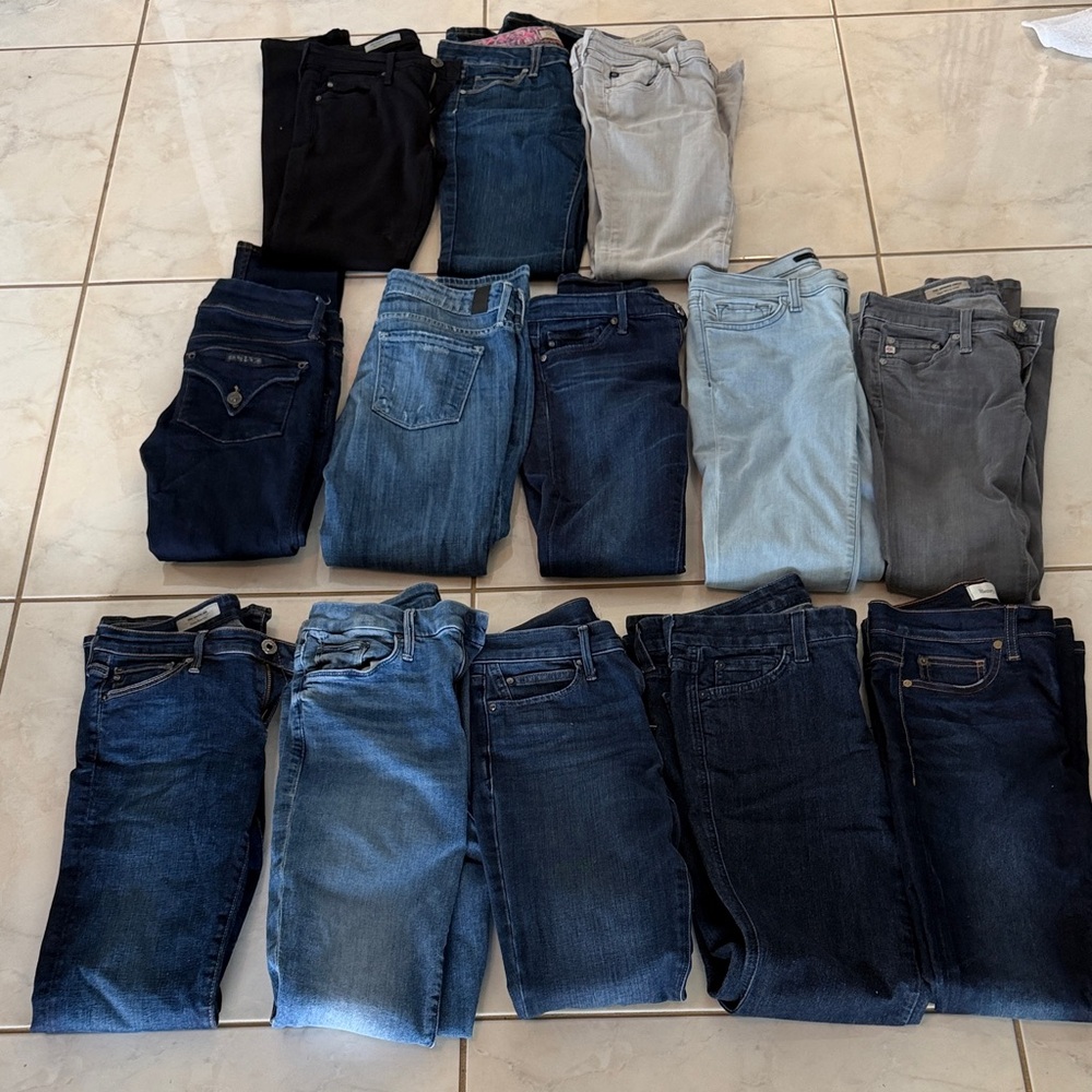 Assorted jeans 24/25 multiple designers